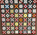 Farmhouse PA c 1900s Nine Patch QUILT Antique Never Used!