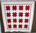 Important c 1840-40s Feathered Star QUILT Antique Masterpiece!