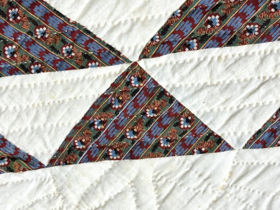 Important c 1850s Birds in the Air QUILT Antique Bucks County PA