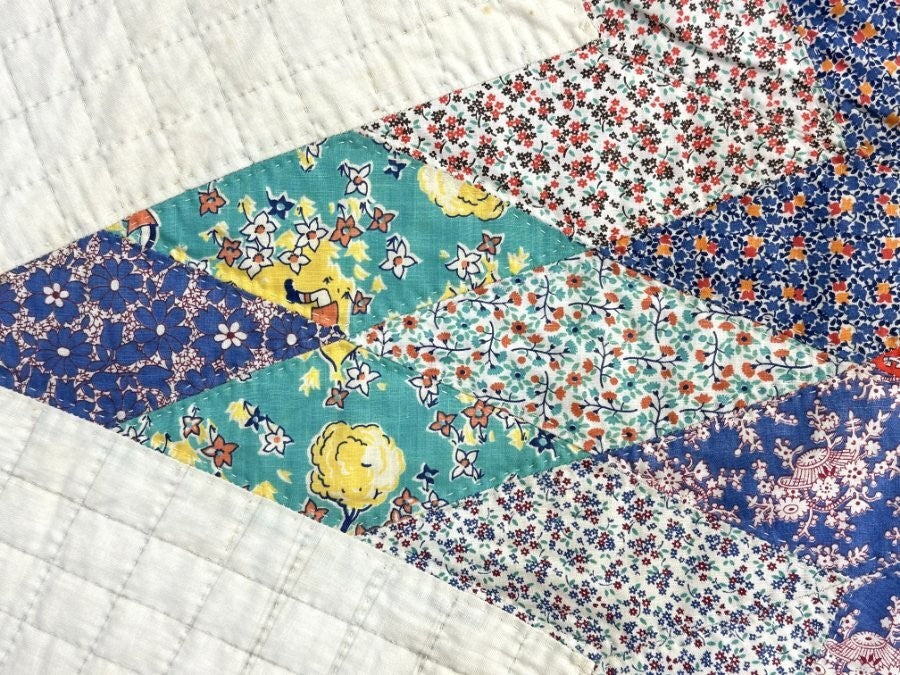Feedsacks! c 1930s Broken Star QUILT Vintage   Never Used RARE