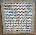 Farmhouse PA c 1900 Broken Dishes QUILT Antique Country Look!