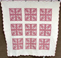 Finest! PA c 1900-20s Scherenschnitte Applique QUILT Amazing Quilting & Design