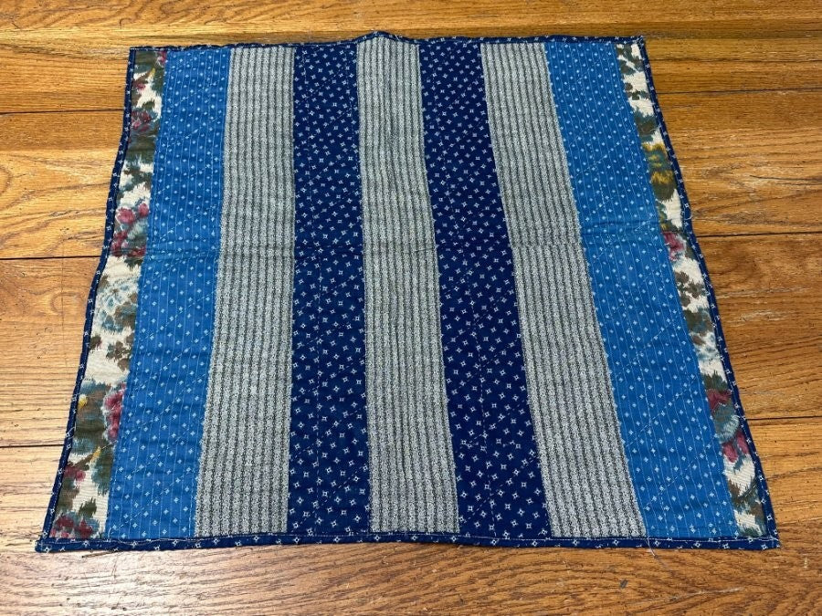 Original! PA c 1900 Log Cabin Doll QUILT Antique Never Used!