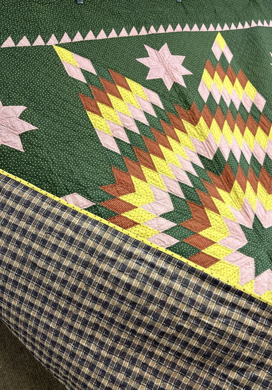 BEST of the BEST! PA c 1880s Star of Bethlehem QUILT Antique Collector's Choice!