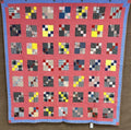 Farmhouse PA c 1890-1900 Patchwork QUILT Antique Crisp Berk's County