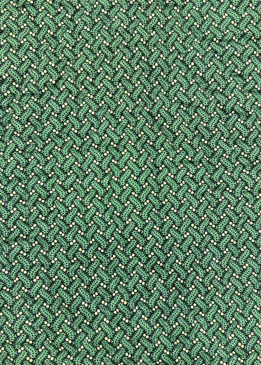 Early! c 1870s PA Puss in The Corners QUILT Antique Over Dye Green Crisp