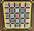 Farmhouse PA c 1900-20 Hole in the Barn Door   QUILT Antique